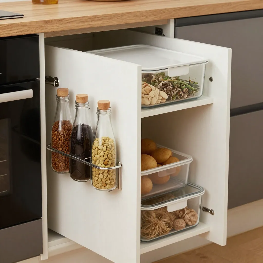 Minimalist living area with natural lighting